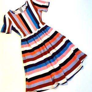 LulaRoe Dress in Fabulous Stripes